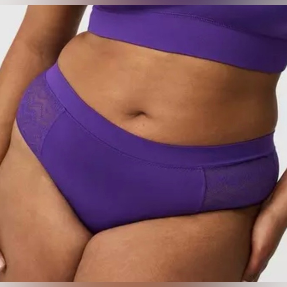 NWT Torrid Sheer Play seamless smooth lace hipster panty, Torrid size 1